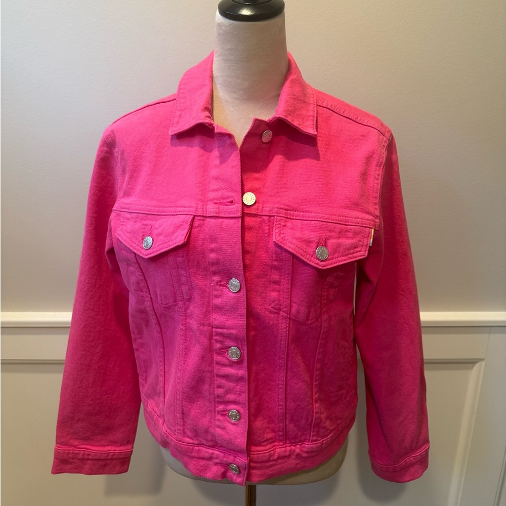 Rails SzS NWT Hot Pink Jean Jacket- super cute!!